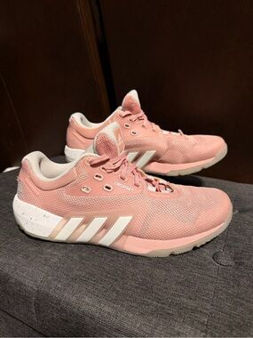 Adidas Dropset Trainer Women Size 8.5 Pink Gym Weightlifting Shoes